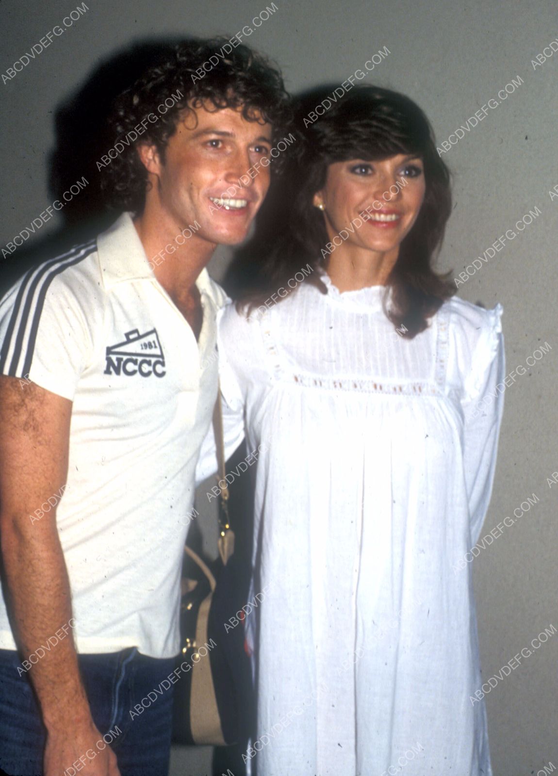 Photo Andy Gibb With Victoria Principal Dp 13734 Abcdvdefg